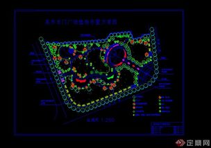 某種植廣場景觀設計cad圖紙